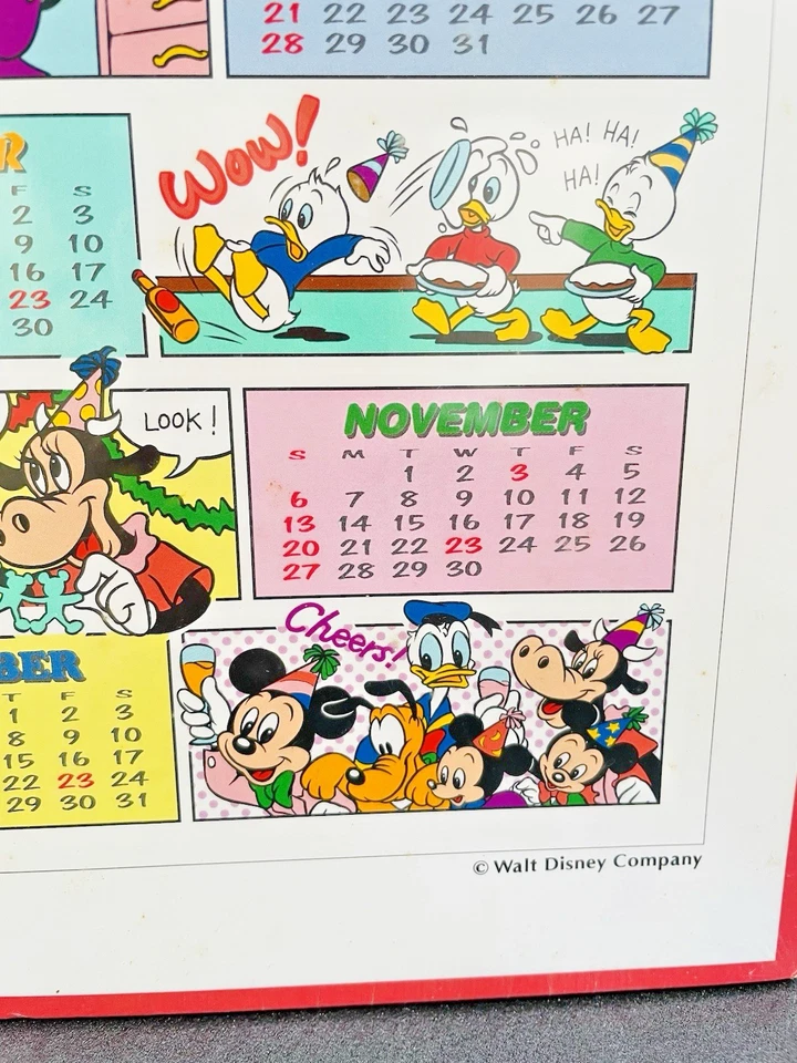 Disney CALENDAR 1994 Jigsaw Puzzle 1000 pcs Mickey & Friends Tenyo D-1000-108 - Image 4 of 4