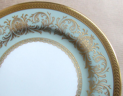 AYNSLEY PORZELLAN IMPERIAL NIL GRÜN 61/4'' BEILAGENTELLER (10979)
