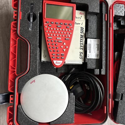 Leica Geosystems GPS 500 Rover Antenna System Kit and Travel Case