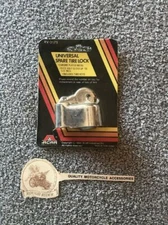 Lock Chrome Spare Tire Universal  fits Up to 1/2" Bolt Size