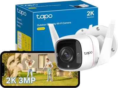 Tapo C310 2K 3MP Wireless & Wired Überwachungskamera Outdoor, Bewegungserkennung, IP6