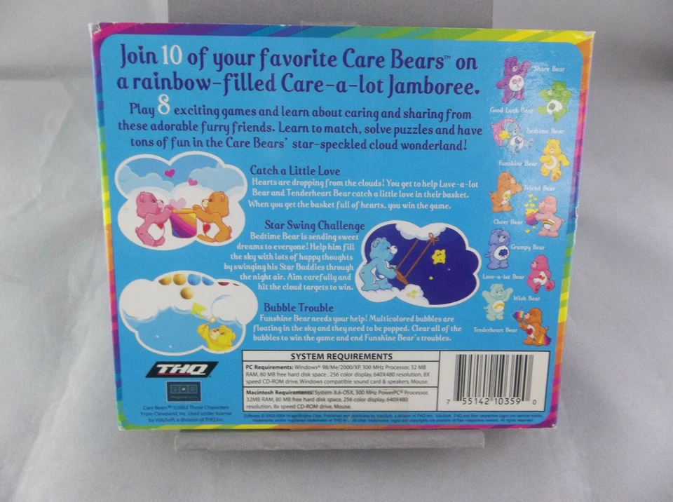 Care Bears Care-A-Lot Jamboree 2004 WIN MAC CD-ROM Computer Game - Image 2 of 4