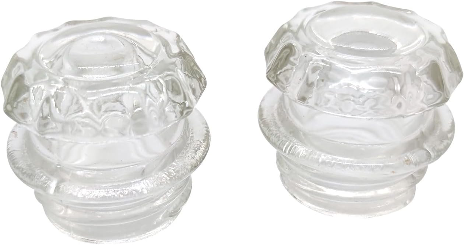 2 Pack Glass Top Replacement Knob for Coffee Percolator Transparent Lid