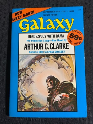 1973 Sept GALAXY Digest Magazine FVF 7.0 Arthur C Clarke