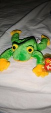 Smoochy the frog Beanie Baby by ty DOB October 1/1997