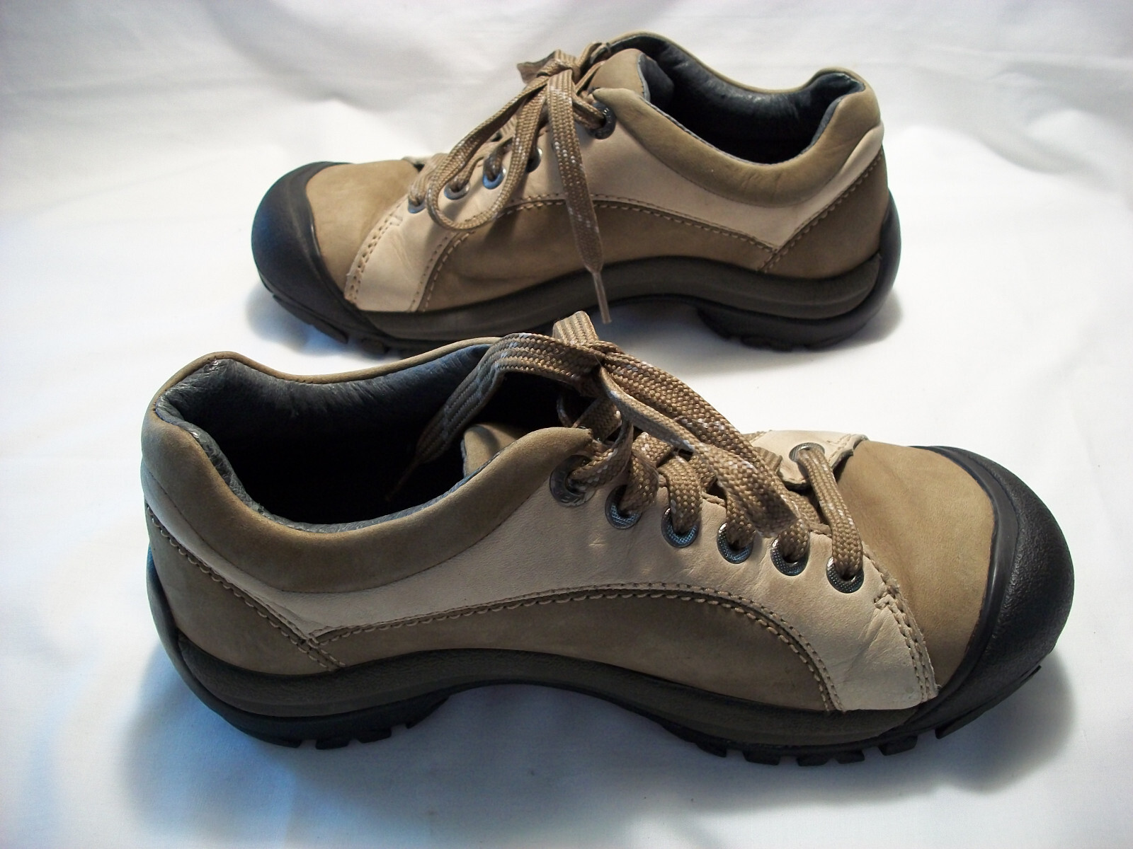 SCARPE KEEN PRESIDIO DUE TONI OLIVA E BEIGE STRINGATE TRAIL ESCURSIONISMO PASSEGGIO TAGLIA 6