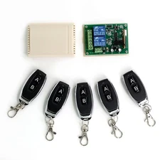 Wireless Gate Garage Door Opener Remote Control Receiver Transmitte/ New