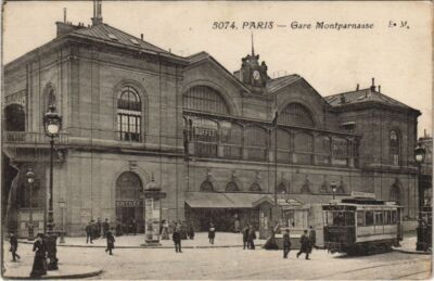 CPA PARIS 15. Bahnhof Montparnasse (158643)