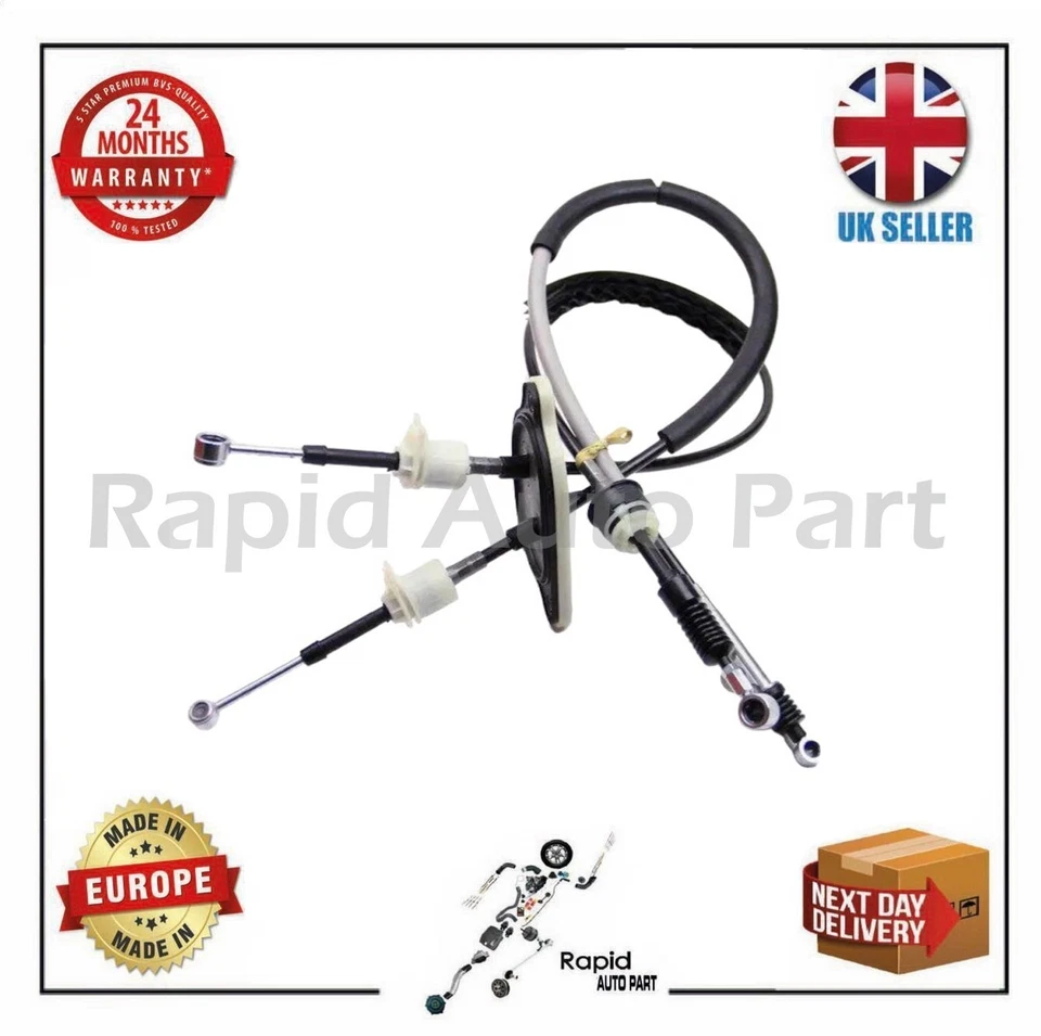 Gear Linkage Transmission Cable For Nemo Fiat Fiorino Peugeot Bipper 1611917080 - Image 4 of 4