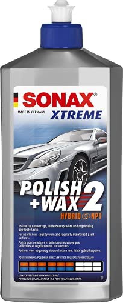 (TG. 500 ml) SONAX XTREME Polish+Wax 2 Hybrid NPT (500 ml) - Per superfici verni