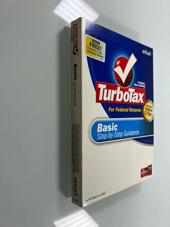 Intuit - TurboTax Basic Federal + e-File 2008 - Image 3 of 3