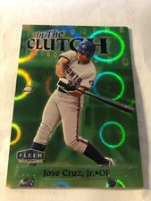 1998 Fleer Tradition In the Clutch Baseball Card #4 Jose Cruz Jr. Mint (D7)