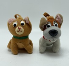 Vintage McDonald's Walt Disney Oliver Company DODGER OLIVER Plush Ornaments
