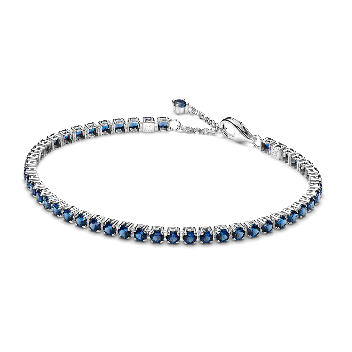 ПАНДОРА Чмо Деймен Теннисная повязка Silber Funkelndes Blau 591469C02 22590₽