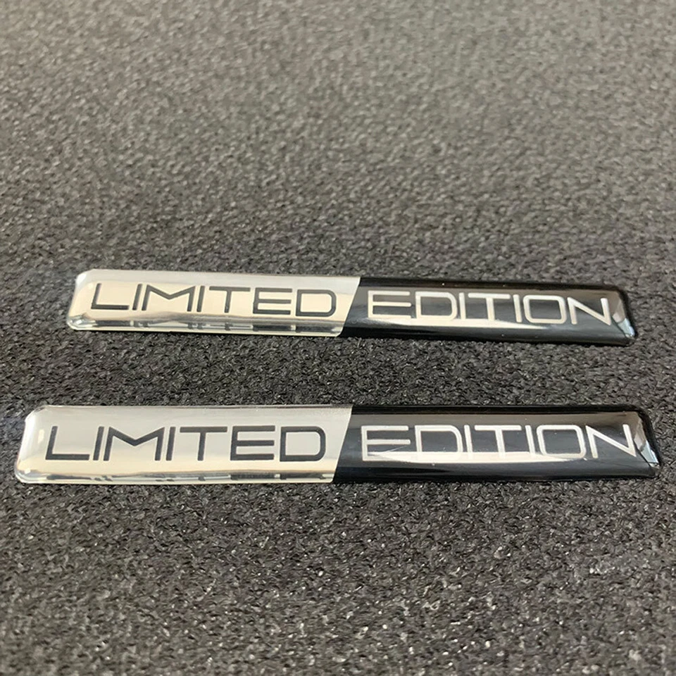 2× Metal Limited Edition Logo Car Sticker Emblem Badge Decal Trim Accessories - Image 3 of 4