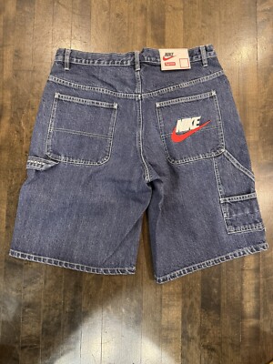 IN HAND Supreme Nike Denim Shorts Blue Indigo Size 32 DSWT IN HAND Supreme Nike Denim Shorts Blue Indigo Size 32 DSWT