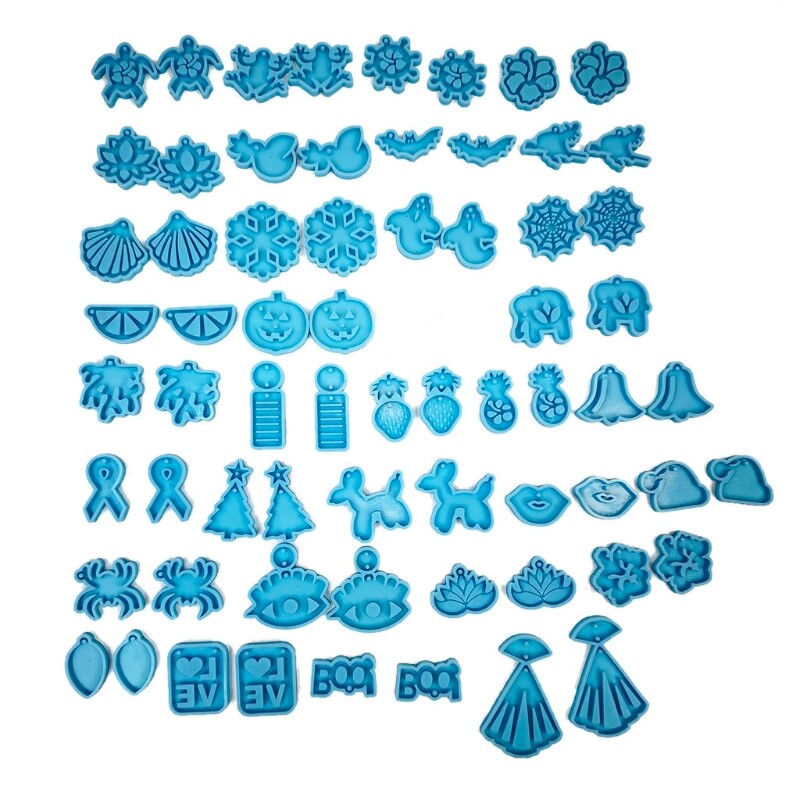 Epoxy Resin Earring Mold Set DIY Craft Dangler Silicone Mould