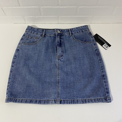 NEW Thread & Supply Denim Duff Skirt MEDIUM