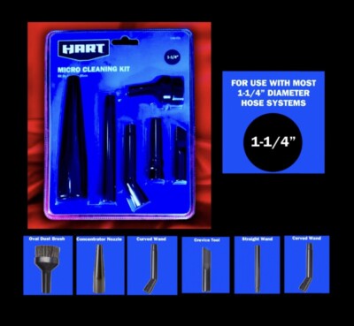Hart Rinse Kit Hart CLEANING KIT SET VACUUM attachment ACCESSORY 1” fit (1/4 ...
