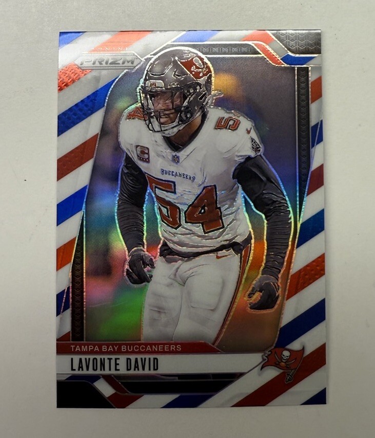 2024 Panini Prizm Football Lavonte David Red White & Blue #272