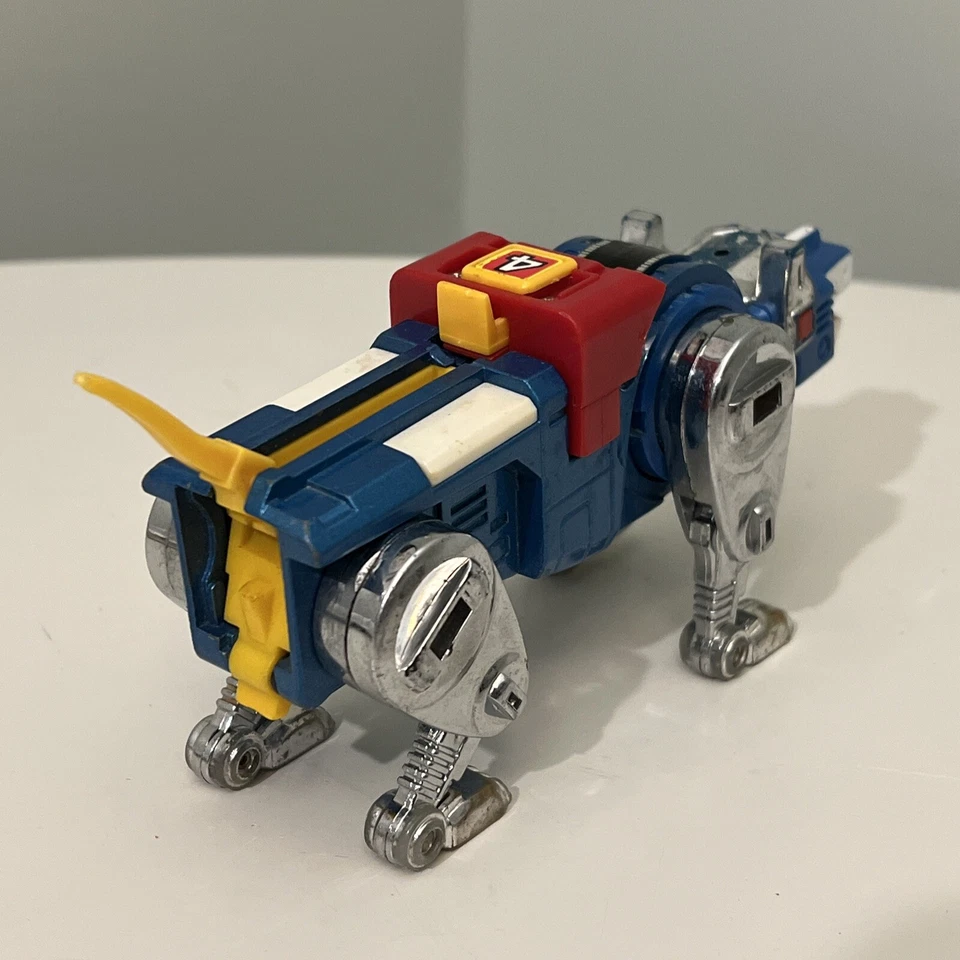Orig. 1981 Y&K Voltron Blue Lion #4 Die Cast Metal Vintage Japan GB-36 - Image 4 of 4