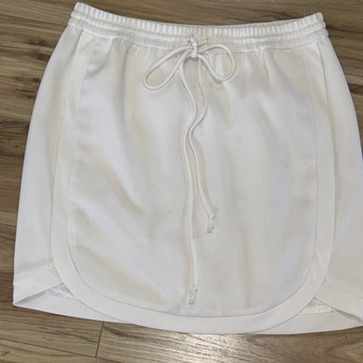 J. Crew Size 4 Tulip Hem Mini Pencil Skirt Ivory Short White Fairy Minimalist