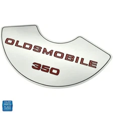 1973-1980 Cutlass 350-4V Air Cleaner Decal Large DO0154 EA