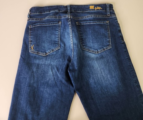 KUT Women's Jeans Dark Blue Size 8 Katy Boyfriend Vintage Good Condition - Picture 19 of 20
