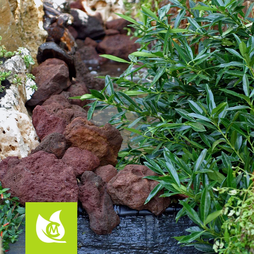 Lava rot/braun Gabionensteine, 150/300mm, Sackware - Bild 2 von 3