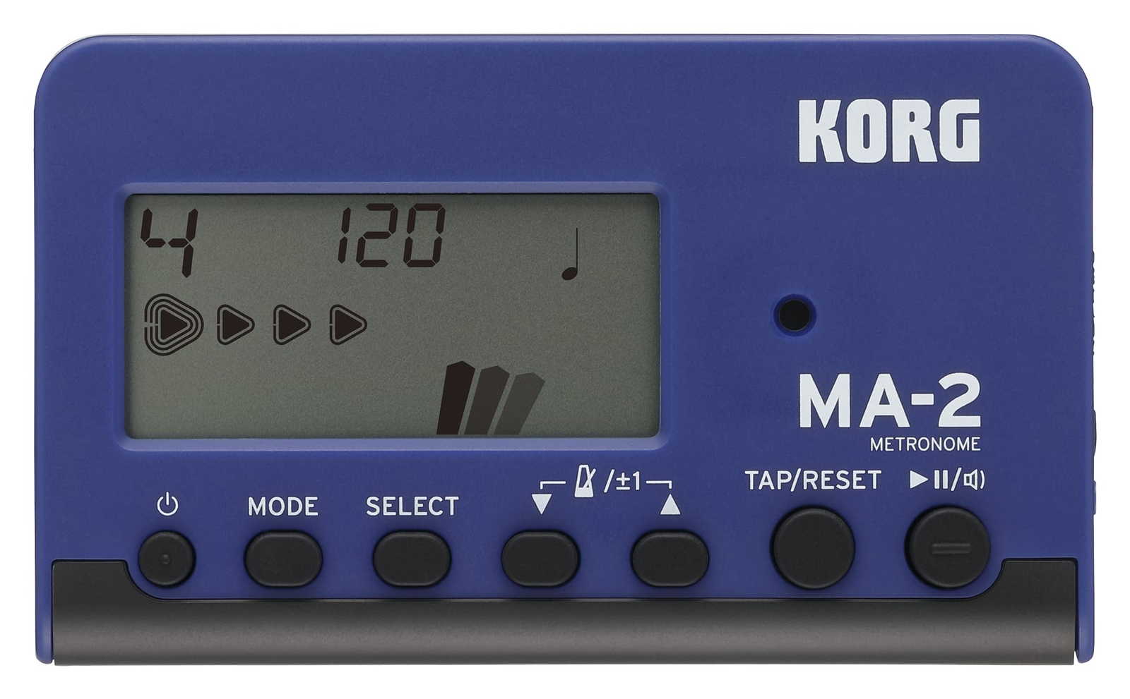 Карманный цифровой метроном Korg - MA2-BLBK с ЖК-дисплеем - Черный и синий 6890₽
