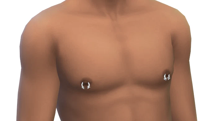 2 8g 3/4 Shiny Polished Horseshoe Rings Surgical Steel 316L Prince Albert Nipple - Image 2 of 3