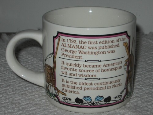 Westwood Old Farmer's Almanac Mug Surefire Methods for Predicting Rain Korea - Picture 4 of 6
