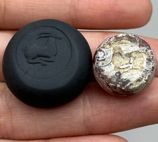 Authentic Ancient Roman 1st Century Agate Stamp With Animal Intaglio