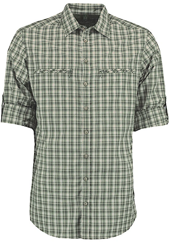 Tom Collins atmungsaktives Outdoor Funktions-Wanderhemd grün Regular Fit TH-0403 - Bild 2 von 4