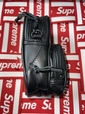 Supreme Patchwork Leather Shoulder Bag Black!FW19!!BNWT!100