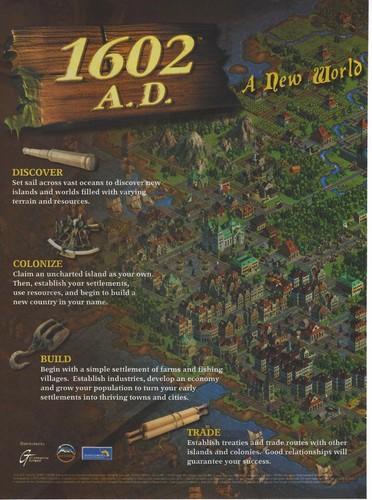 1602 A.D. Print Ad/Poster Art PC Big Box (B) - Picture 2 of 4