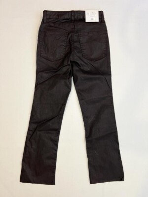NWT ZARA THE DREED FLARE COATED MOCHA Slim Fit Button Fly NWT ZARA THE DREED FLARE COATED MOCHA Slim Fit Button Fly