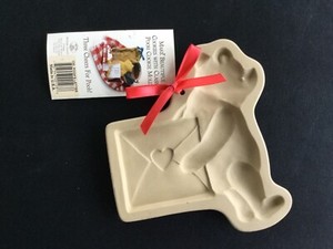 Collectible Brown Bag Ceramic Cookie Art Mold DISNEY CLASSIC POOH BEAR