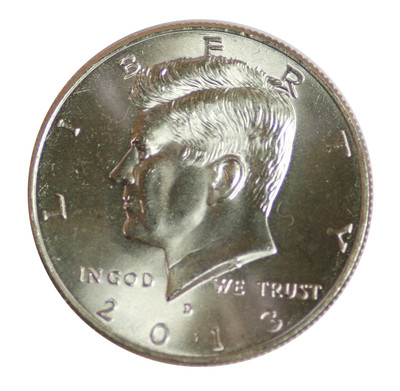 USA Kennedy Half Dollar 2013 in Stempelglanz D Prägestätten