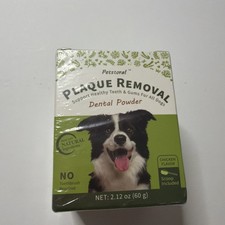 NIB Plaque Removal Natural Dental Powder Dog Dental Care Bad Breath