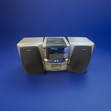 AIWA CX-NAJ80 3-CD Stereo System w/ SX-WNAJ85 Speakers CD AUX Works