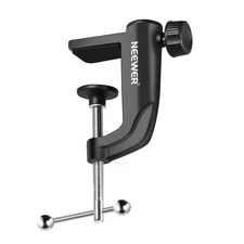 NEEWER ST-CCD3D Metal Mic Clamp for Boom Arm, Fits 1.9" Desktops, Black