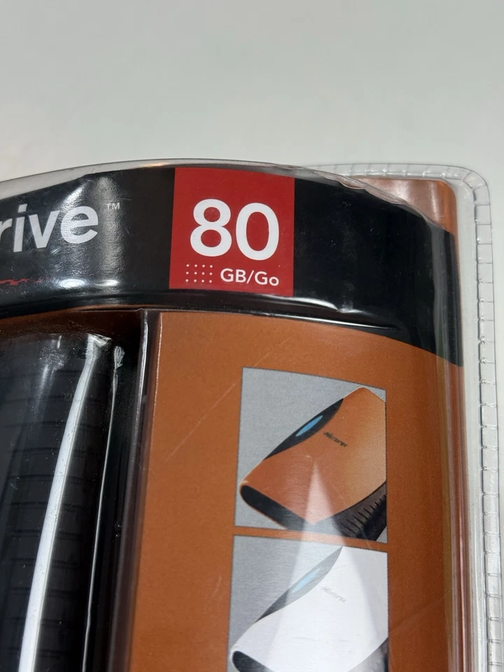 Memorex 80 GB 2.5” HDD | USB 2.0 Ultra Travel Travel Portable Hard Drive New NIB - Image 4 of 4