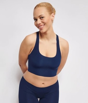 Sloggi Women's Zero Feel 2.0 Racer Top XL Blue Navy RRP £36