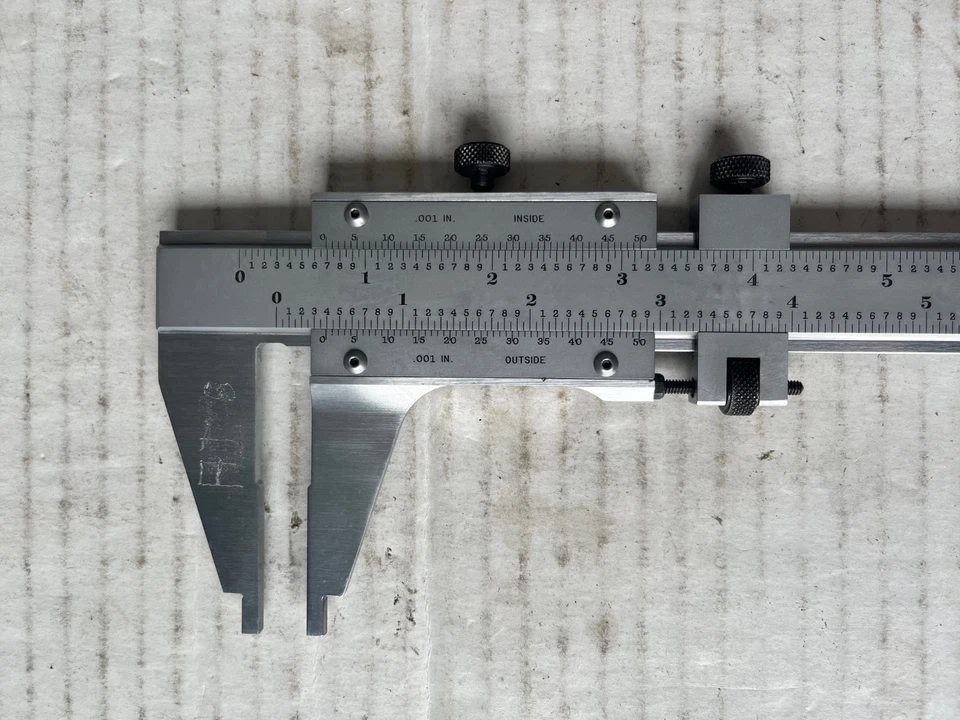 Starrett 12 inch Vernier Caliper for Outside & Inside Measurement (Model 123) - Image 4 of 4