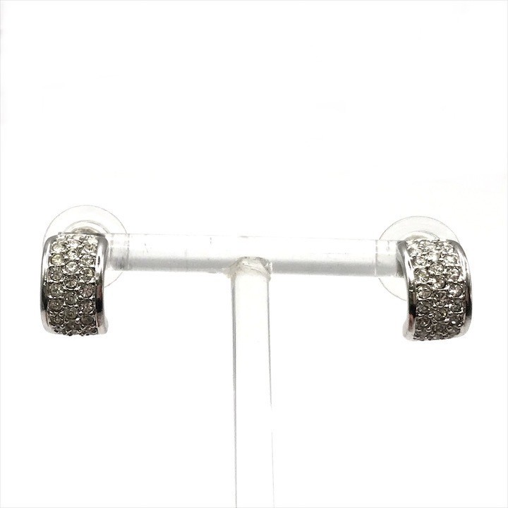 Earrings  Condition Christian Dior Rhinestone Silver Earrings Accessories Women