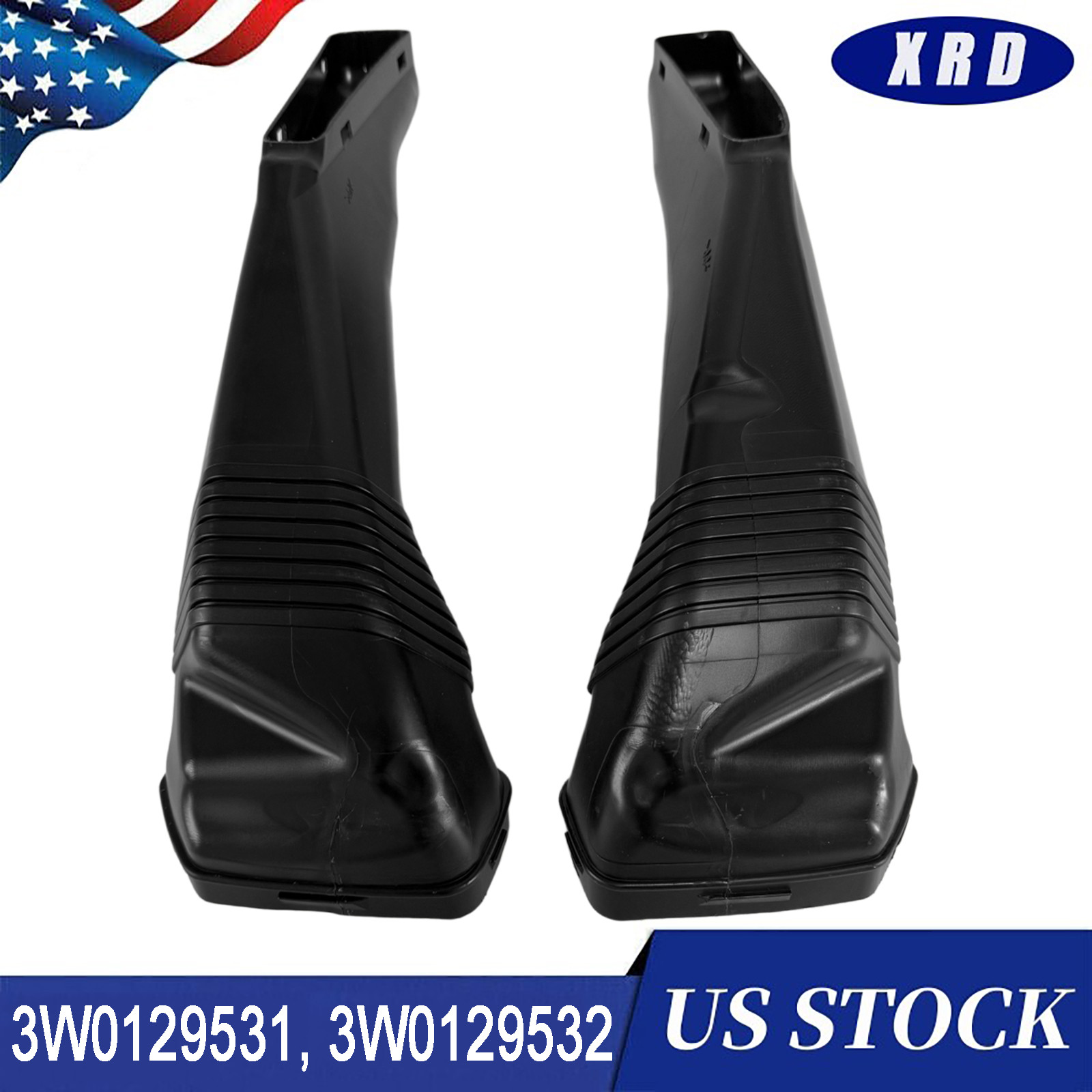 Fit For Bentley Gt GTC Flying Spur New 2Pcs Intake Air Duct Pipe Kit 3W0129531