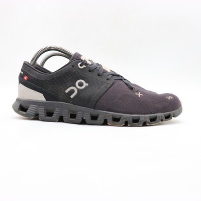 On Running Cloud X 3 Shoes Women's Size 8.5 Black Athletic Sneakers Lace Up