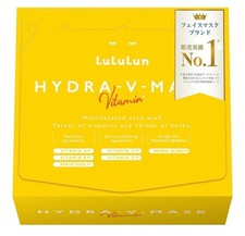 Mascarilla facial LuLuLun Hydra V, 28 piezas, hecha en Japón