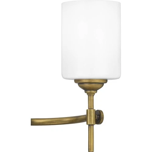 Quoizel Aria 10" High Weathered Brass 2-Light Wall Sconce - Picture 2 of 4